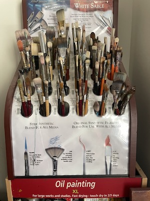Assortment Oil Painting Brushes – Oil Painting painting example